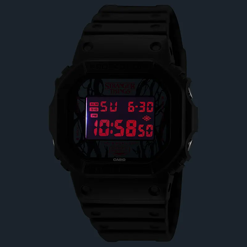 Casio G-Shock 5600 Series X Stranger Things Men's Watch- DW-5600STT-1